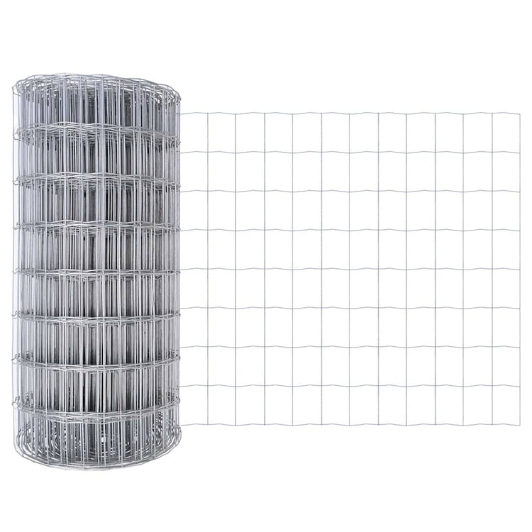 Vidaxl euro hek 0,8 x 25 m pvc-gecoat ijzer