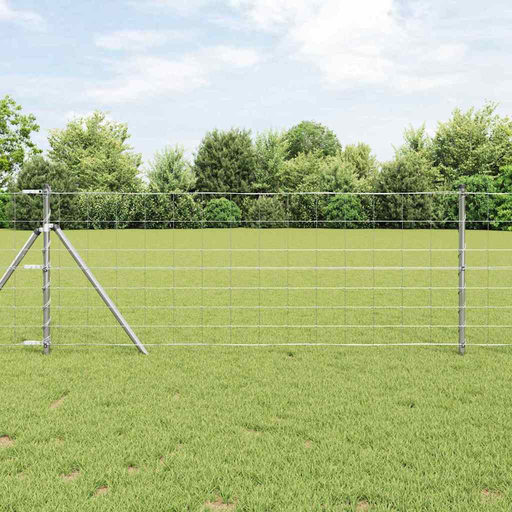 Vidaxl wilde hek 1000 x 80 x 0,18 cm ijzer warm verzinkt