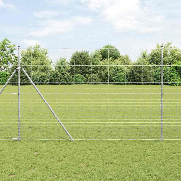 Vidaxl wilde hek 1000 x 150 x 0.18 cm ijzer warm verzinkt