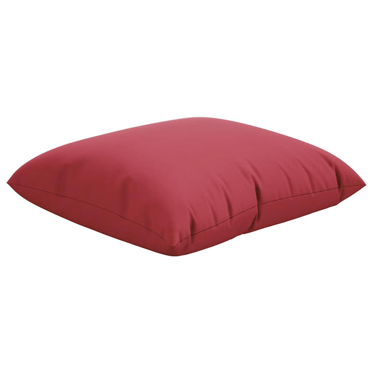 Vidaxl bankkussens 4 stuks wijnrood 40x40 cm stof