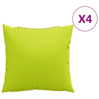 Vidaxl bankkussens 4 stuks felgroen 50x50 cm stof