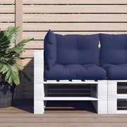 Vidaxl palletkussens 3 st oxford stof marineblauw - afbeelding 1