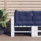 Vidaxl palletkussens 3 st oxford stof marineblauw