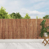 Vidaxl schorsschutting 400 x 125cm schors bruin - afbeelding 3