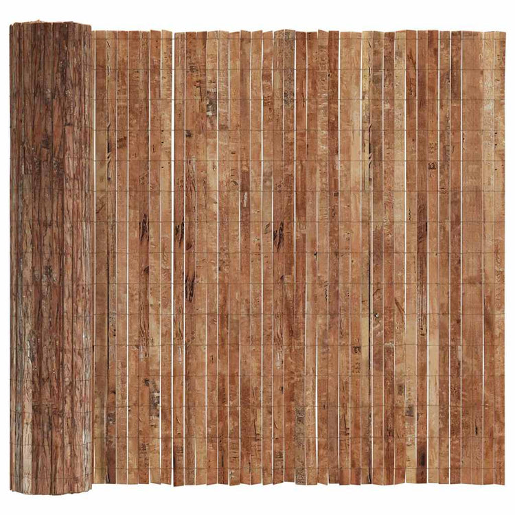 Vidaxl schorsschutting bruin 400 x 125cm schors