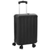 Vidaxl koffer met slot zwart 43 x 27 x 66 cm abs kunststof