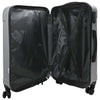 Vidaxl koffer met slot 3 pcs zilver 50 x 31 x 78 cm abs kunststof