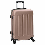 Vidaxl koffer met slot 3 st rose gold 50 x 31 x 78 cm abs kunststof - afbeelding 2