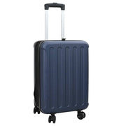 Vidaxl koffer met slot donkerblauw 34 x 23 x 55.5 cm abs kunststof - afbeelding 1