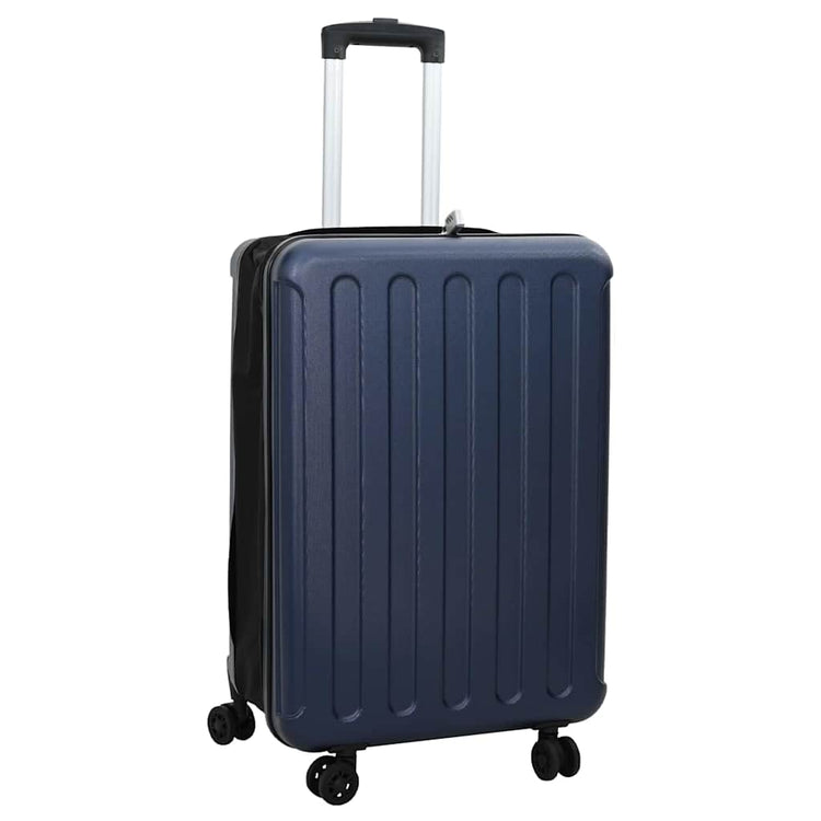Vidaxl koffer met slot donkerblauw 43 x 27 x 66 cm abs kunststof