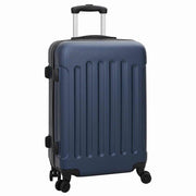 Vidaxl koffer met slot 3 st donkerblauw 50 x 31 x 78 cm abs kunststof - afbeelding 2