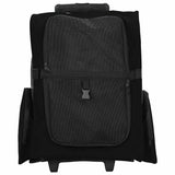 Vidaxl huisdierentrolley 3-in-1 48x32x(57-106) cm oxford stof zwart - afbeelding 3