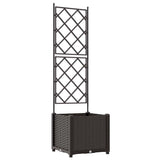 Vidaxl plantenbak bruin 40 x 40 x 143 cm pp - afbeelding 2