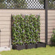 Vidaxl plantenbak 3 st bruin 120 x 40 x 125,5 cm pp