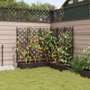 Vidaxl tuin bloempot 5 pcs bruin 120 x 120 x 125,5 cm staal