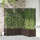 Vidaxl plantenbak 5 st bruin 120 x 120 x 143 cm pp