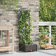 Vidaxl plantenbak bruin 40 x 40 x 126 cm pp