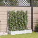 Vidaxl plantenbak 3 st wit 120 x 40 x 125,5 cm pp