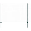Vidaxl afrasteringspaal 11 pcs groen 160 cm staal