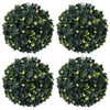 Vidaxl kunstbuxusballen met led-verlichting 4 st 12 cm groen