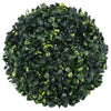 Vidaxl kunstbuxusballen met led-verlichting 2 st 45 cm groen