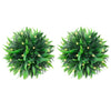 Vidaxl kunstbuxusballen met led-verlichting 2 st 20 cm groen