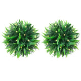 Vidaxl kunstbuxusballen met led-verlichting 2 st 20 cm groen - afbeelding 1