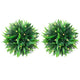 Vidaxl kunstbuxusballen met led-verlichting 2 st 20 cm groen