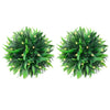 Vidaxl kunstbuxusballen met led-verlichting 2 st 30 cm groen
