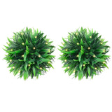 Vidaxl kunstbuxusballen met led-verlichting 2 st 30 cm groen - afbeelding 1