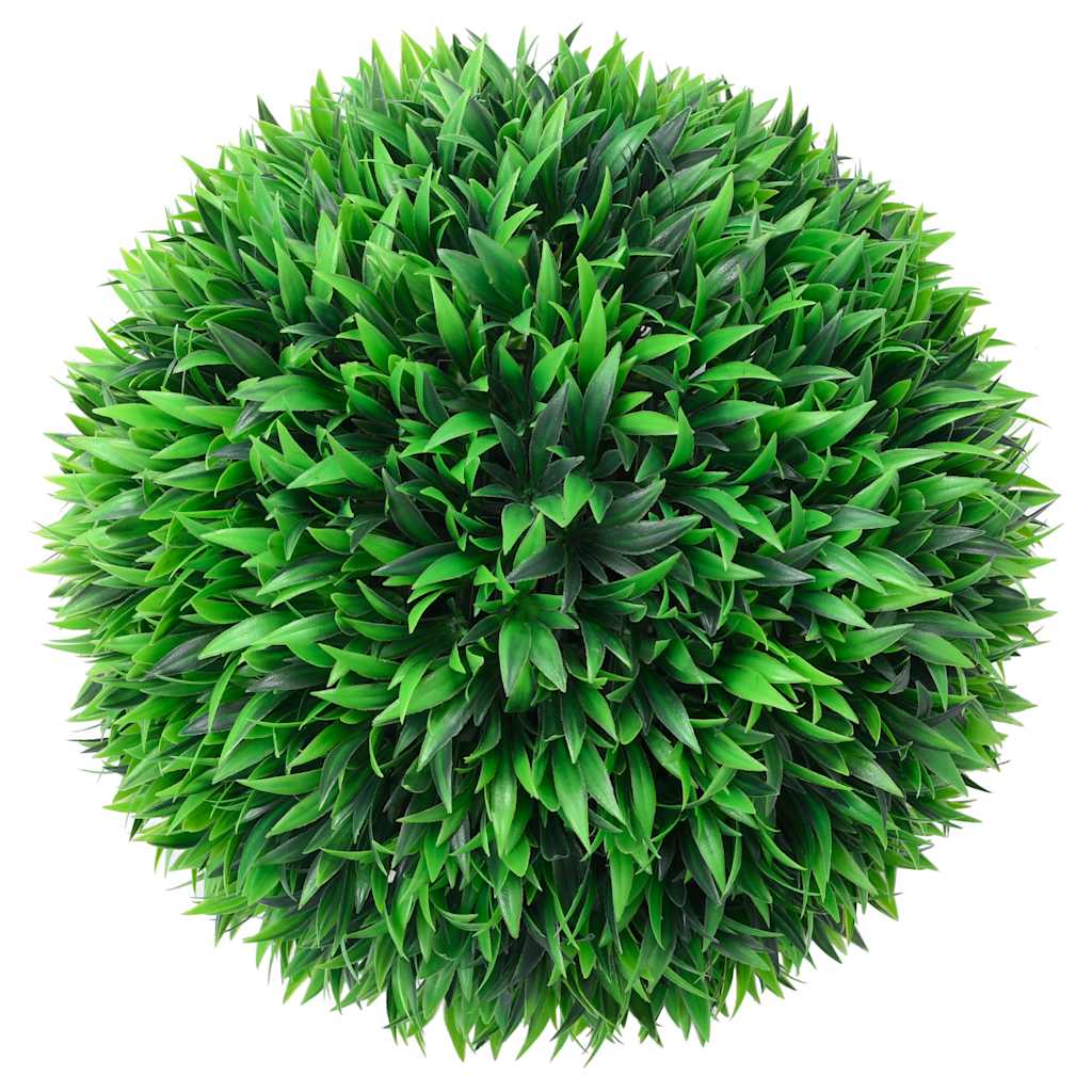 Vidaxl kunstbuxusballen met led-verlichting 2 st 47 cm groen