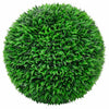 Vidaxl kunstbuxusballen met led-verlichting 2 st 55 cm groen