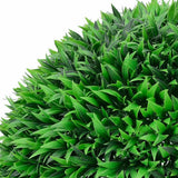 Vidaxl kunstbuxusballen met led-verlichting 2 st 55 cm groen - afbeelding 3