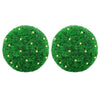 Vidaxl kunstbuxusballen met led-verlichting 2 st 52 cm groen