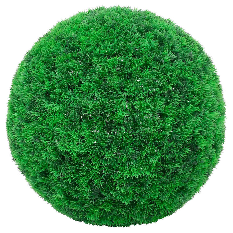 Vidaxl kunstbuxusballen met led-verlichting 2 st 52 cm groen