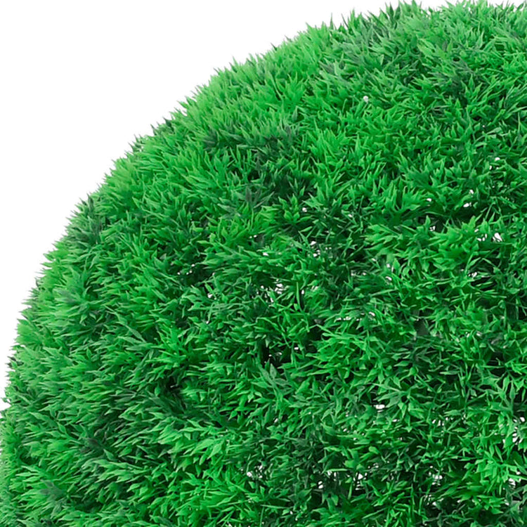 Vidaxl kunstbuxusballen met led-verlichting 2 st 52 cm groen