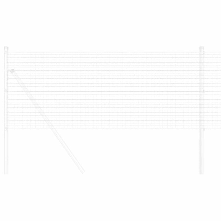 Vidaxl gelaste draadhek zilver 0.8 x 50 m