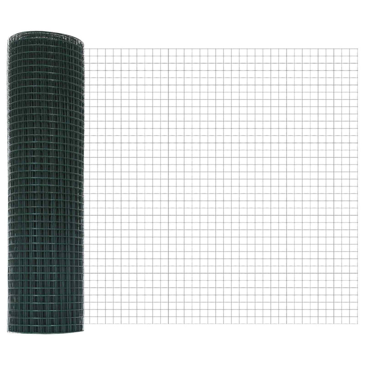 Vidaxl gelaste draadhek groen 0.8 x 10 m