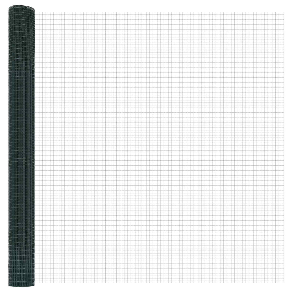 Vidaxl gelaste draadhek groen 1.6 x 10 m