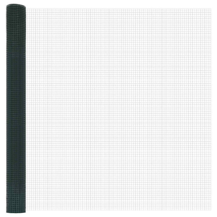 Vidaxl gelaste draadhek groen 1.6 x 10 m