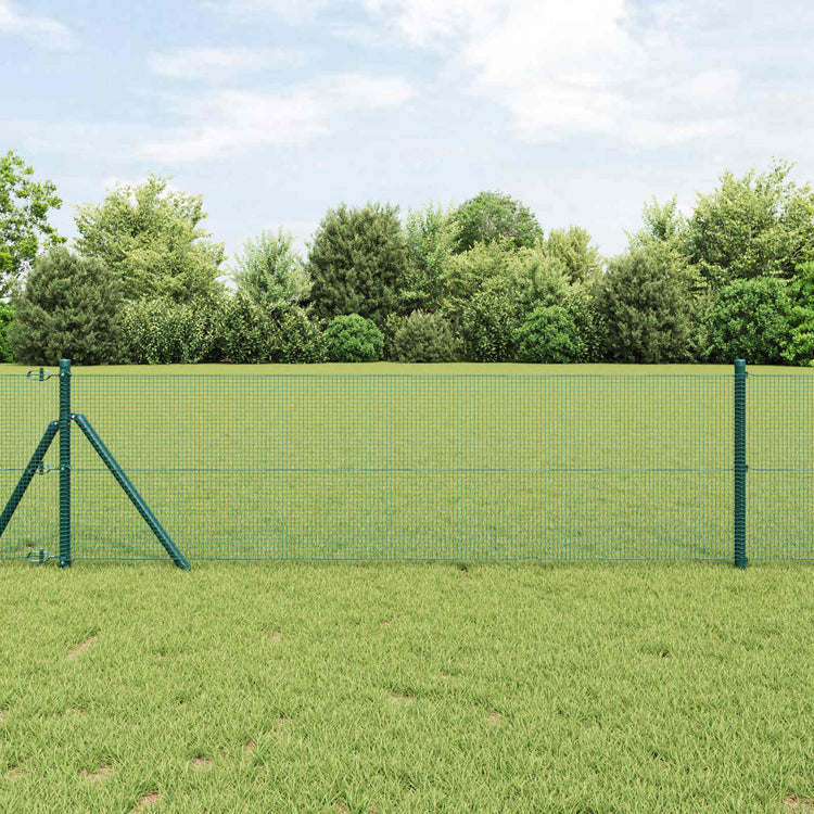 Vidaxl gelaste draadhek groen 1.2 x 25 m