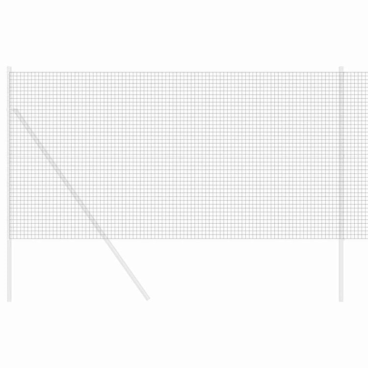 Vidaxl gelaste draadhek grijs 1.4 x 10 m