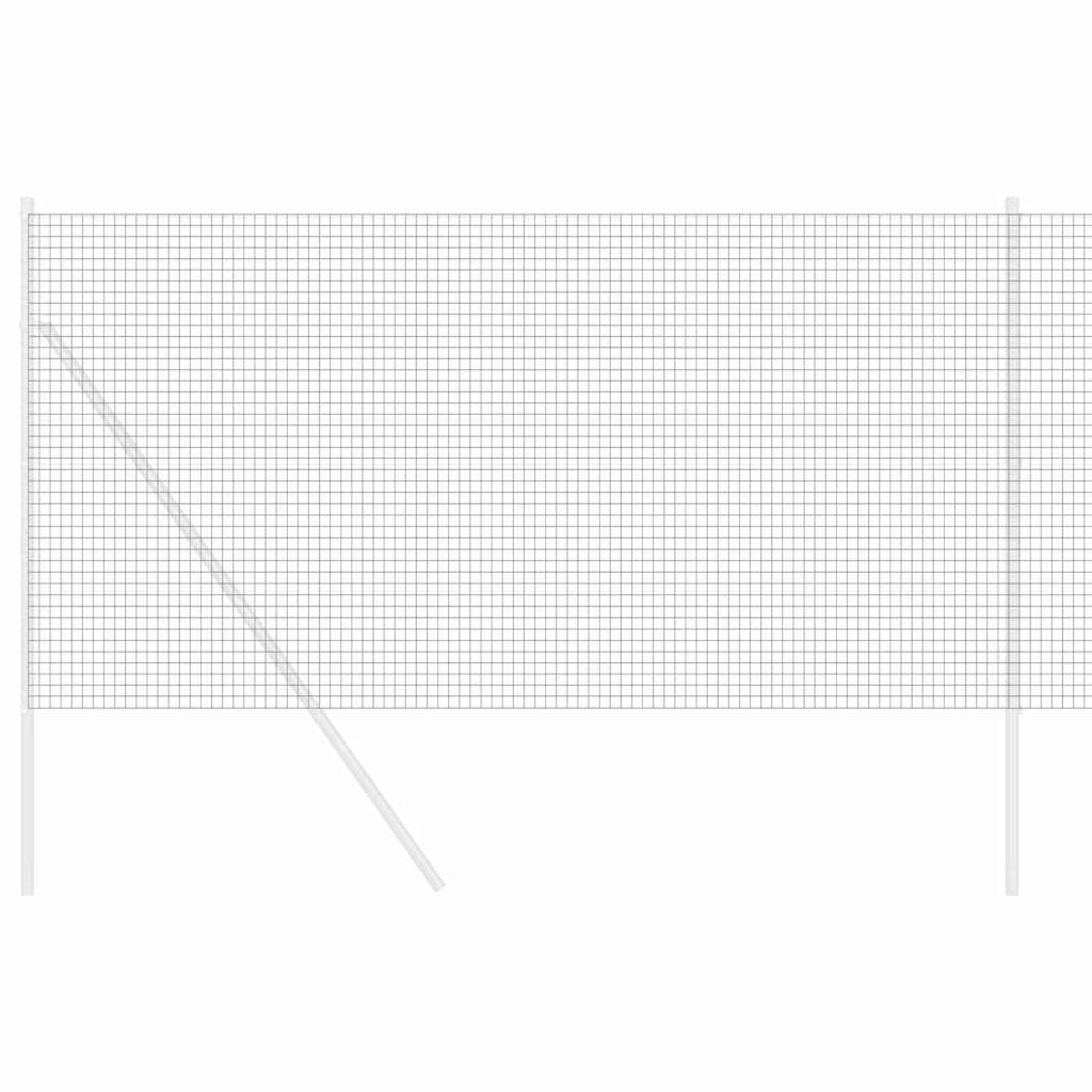 Vidaxl gelaste draadhek grijs 1.2 x 25 m