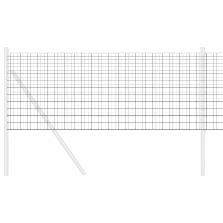 Vidaxl gelaste draadhek grijs 0.8 x 100 m