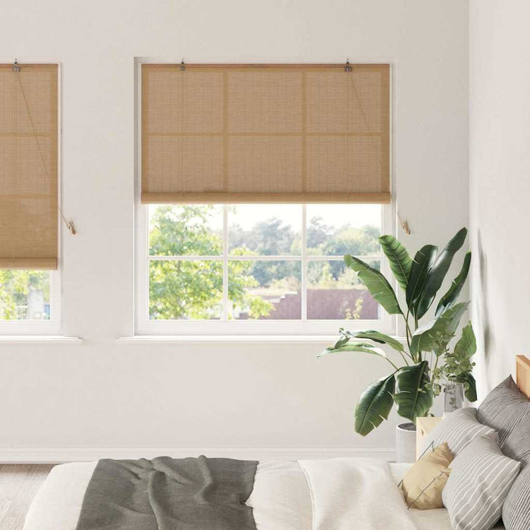 Vidaxl rolgordijn bruin 150 x 220 cm bamboe