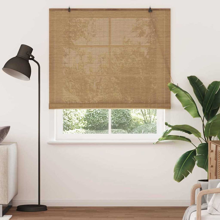 Vidaxl rolgordijn bruin 150 x 220 cm bamboe