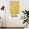 Vidaxl rolgordijn met gordijnen geel 90 x 220 cm bamboe