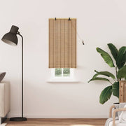 Vidaxl rolgordijn met gordijnen natuur 60 x 220 cm bamboe - afbeelding 3