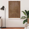 Vidaxl rolgordijn met gordijnen bruin 80 x 160 cm bamboe