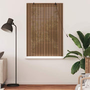 Vidaxl rolgordijn met gordijnen bruin 110 x 160 cm bamboe - afbeelding 3